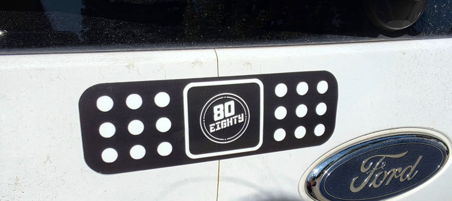 Customer photo review of 80Eighty® Bandaid Vinyl Sticker