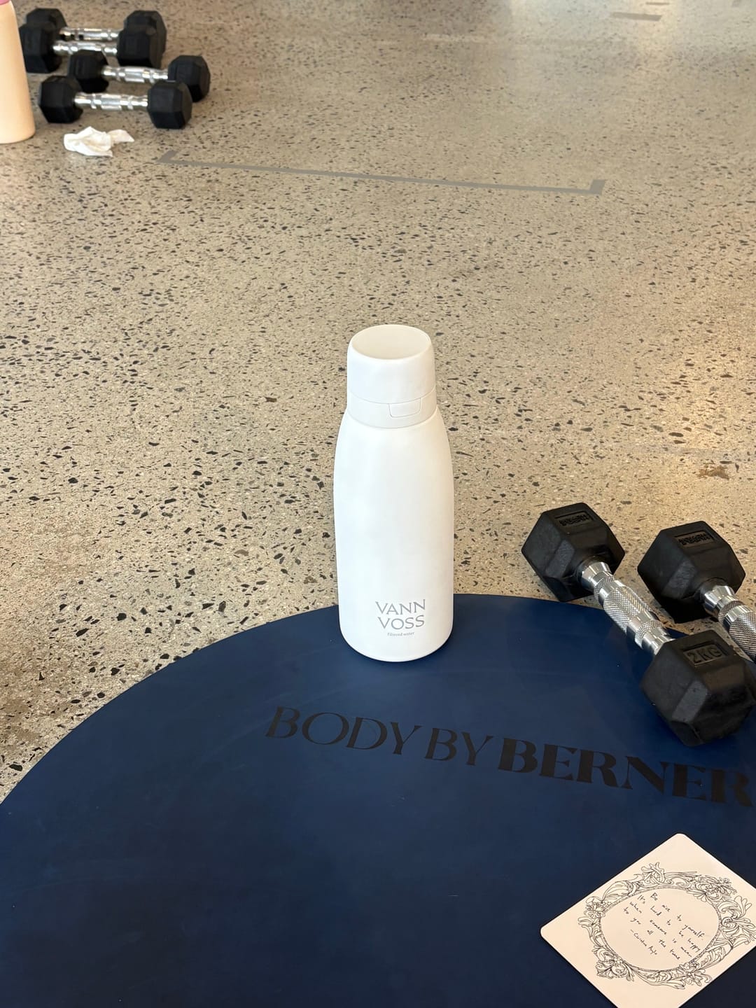 Customer photo review of Ceramic Filtered Water bottle