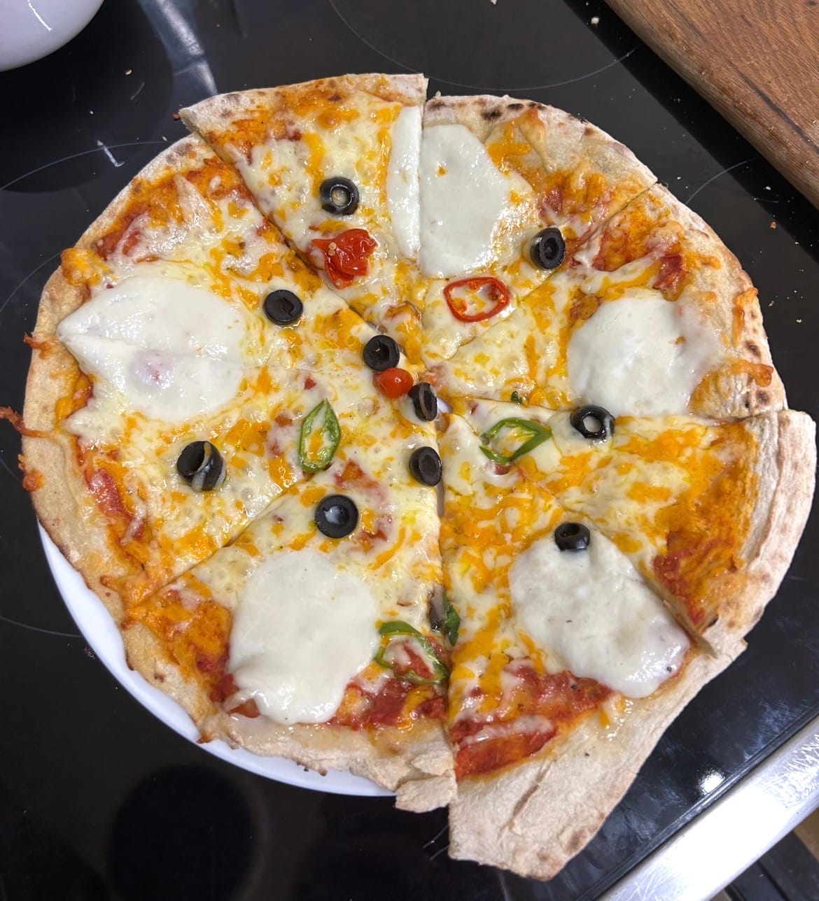Customer photo review of Sourdough Pizza Bases