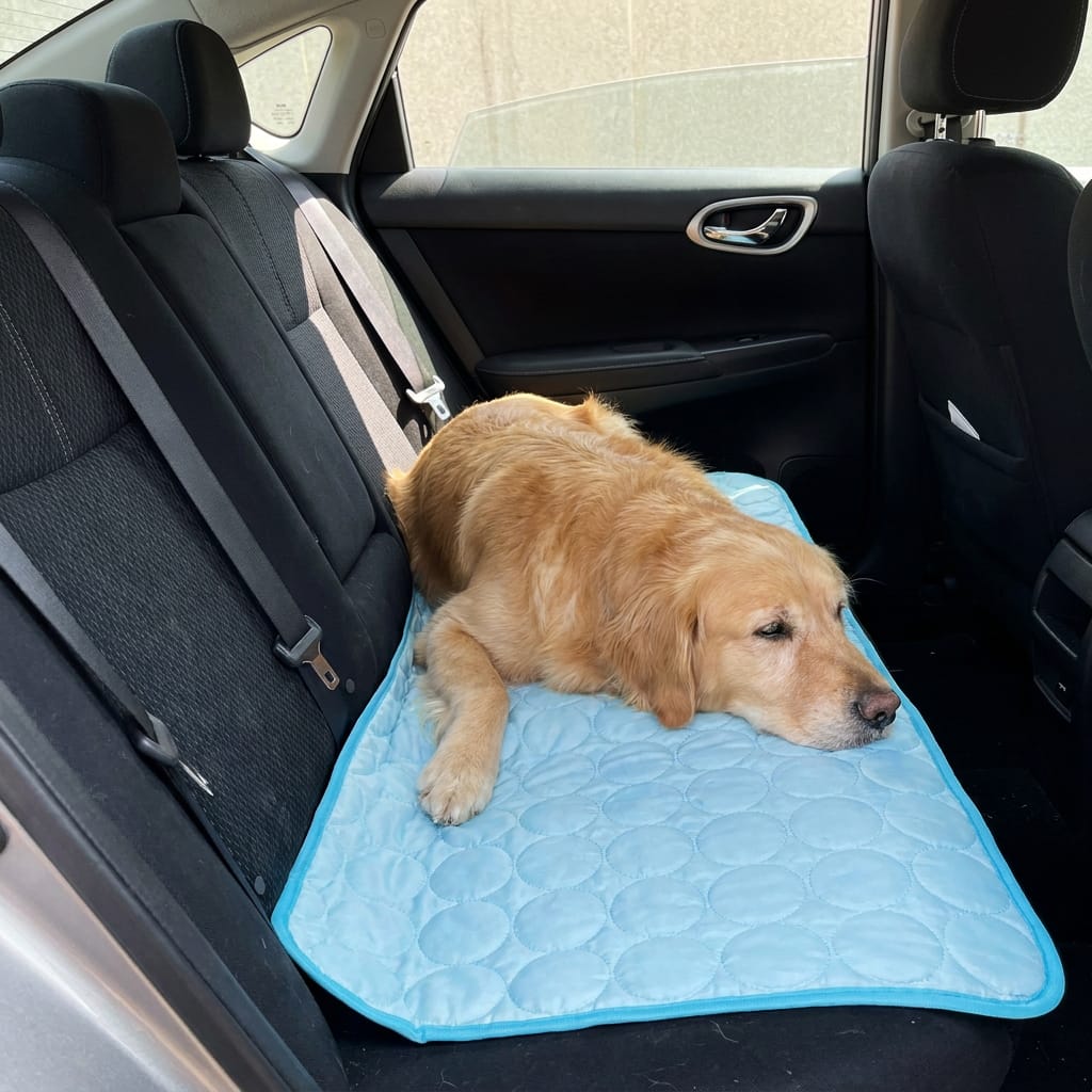 Customer photo review of Pupalls - Almohadilla refrescante para perros