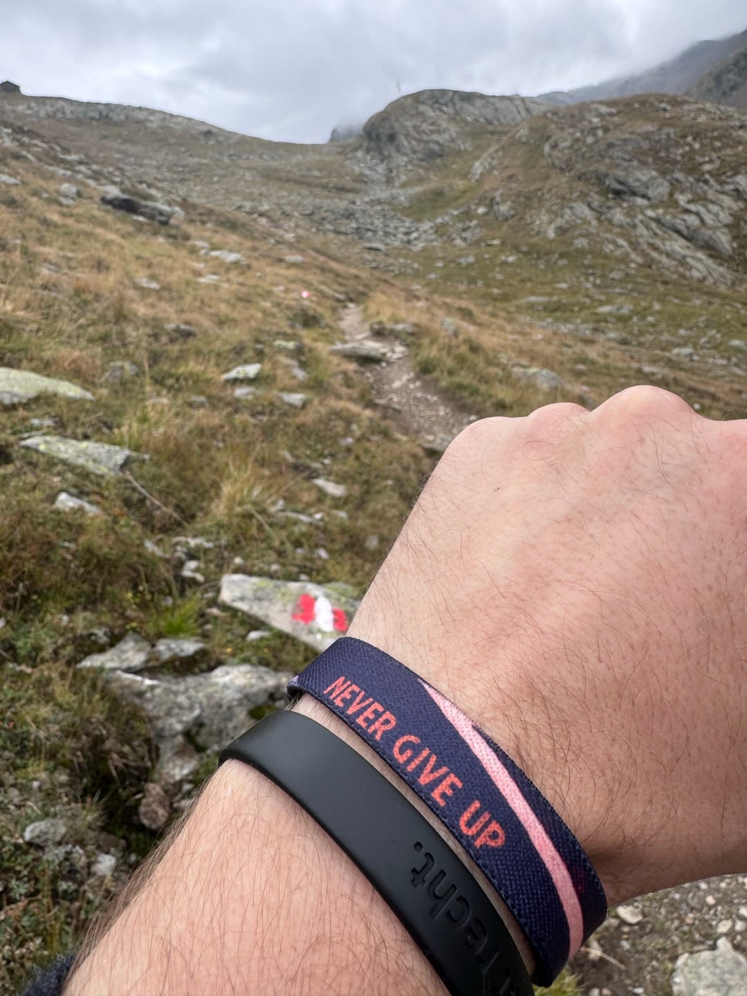 Customer photo review of Push Your Limits - Elastisches Armband
