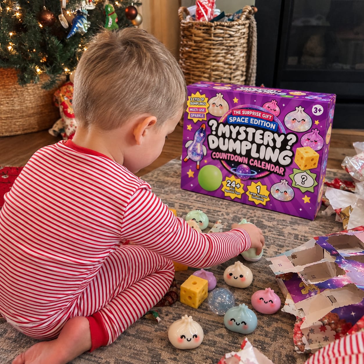 Customer photo review of Calendario Sorpresa de Squishies — 24 Días de Magia Navideña