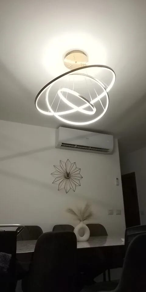 Customer photo review of Stacked Ring Chandelier for Dining Table, 20 to 80 cm