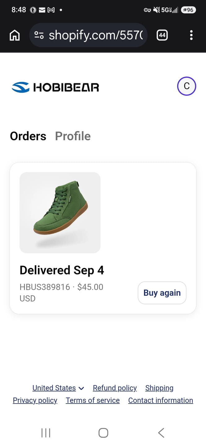 Customer photo review of Maple - Barefoot Shoes