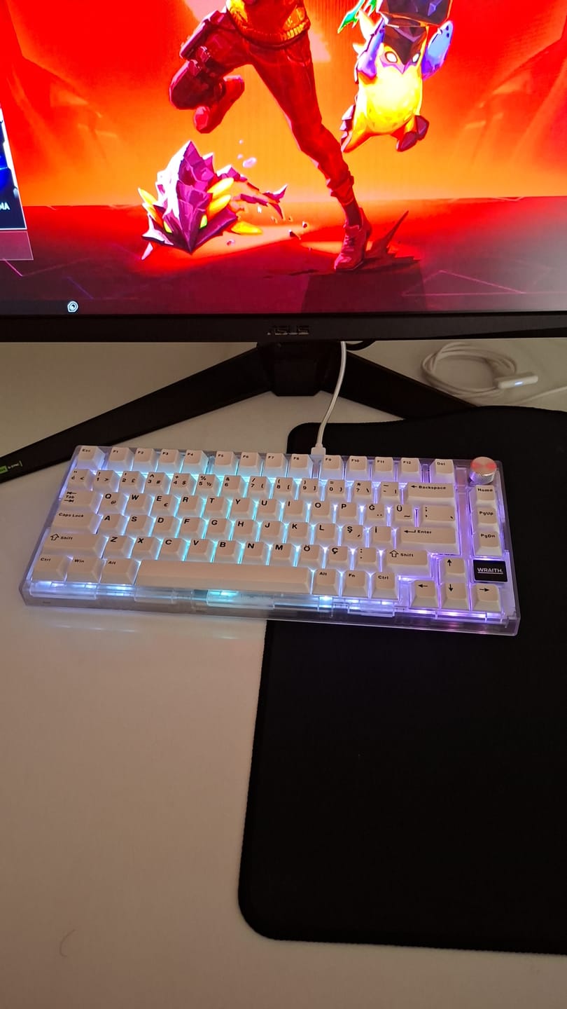 Customer photo review of Wraith W75 V2 Klavye (Manyetik Switch / HE)