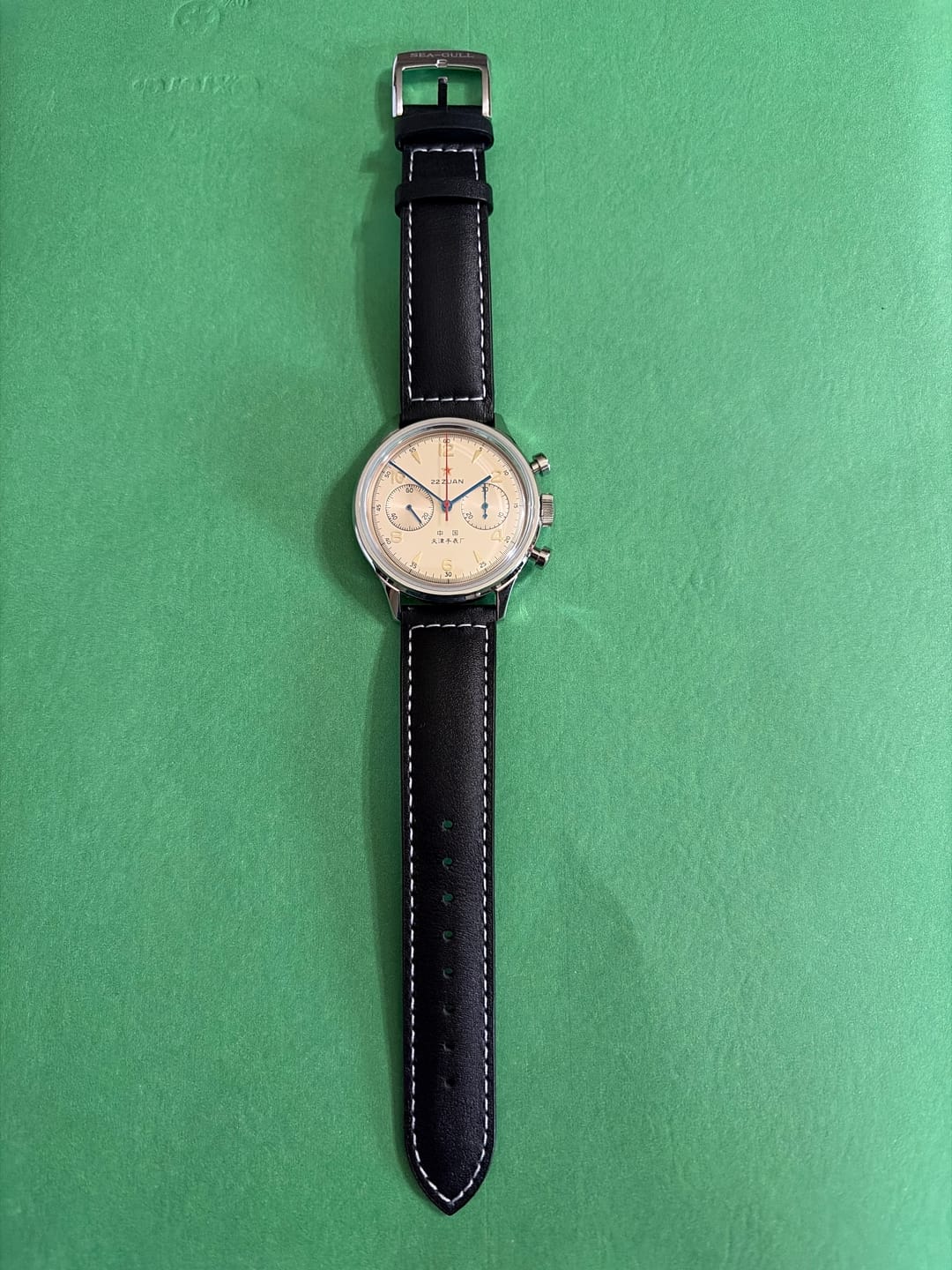Customer photo review of Seagull 1963 Series | Reissue Times Edition | Vintage | Chronograph | Pilot | 40mm
