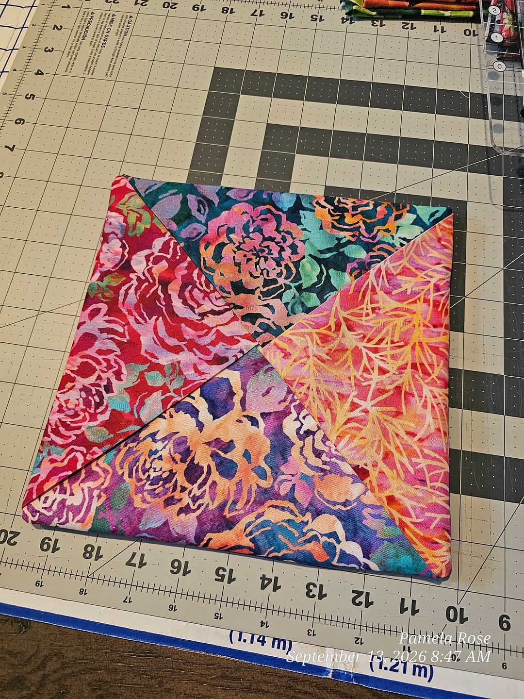 Customer photo review of Bosal, Pot Holder Batting - 10" x 10"