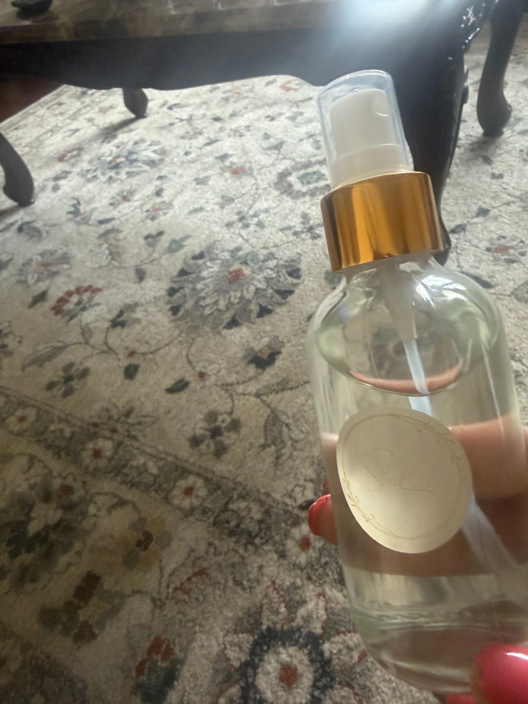 Customer photo review of Love & Healing Room Spray - Rose Quartz Energy
