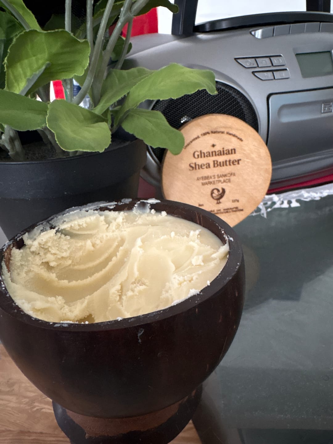 Customer photo review of 100% Natural Unrefined Shea Butter- 8oz