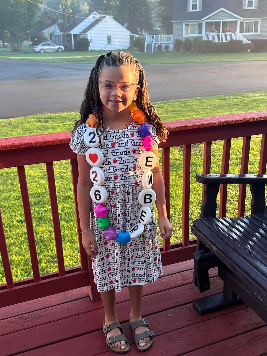 Customer photo review of Class Kutie Grade Level Dress - Pre-K to 5th Grade