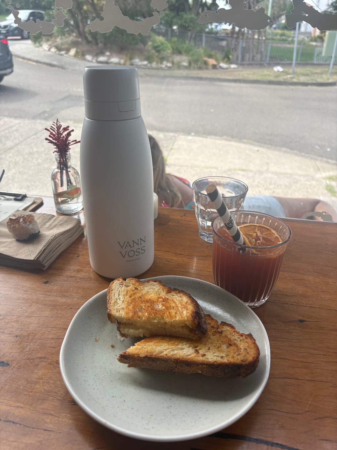 Customer photo review of Ceramic Filtered Water bottle