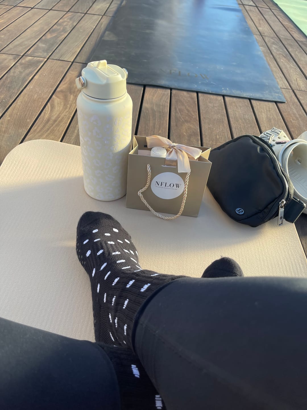 Customer photo review of Butter Yellow Polka Dots