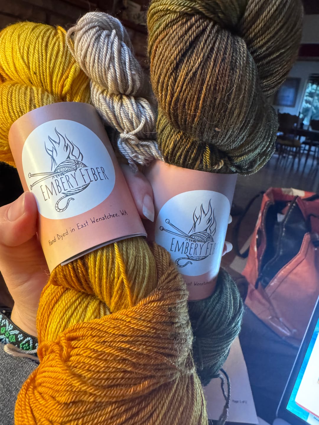 Customer photo review of August || Timber and Tide Yarn Club 2026
