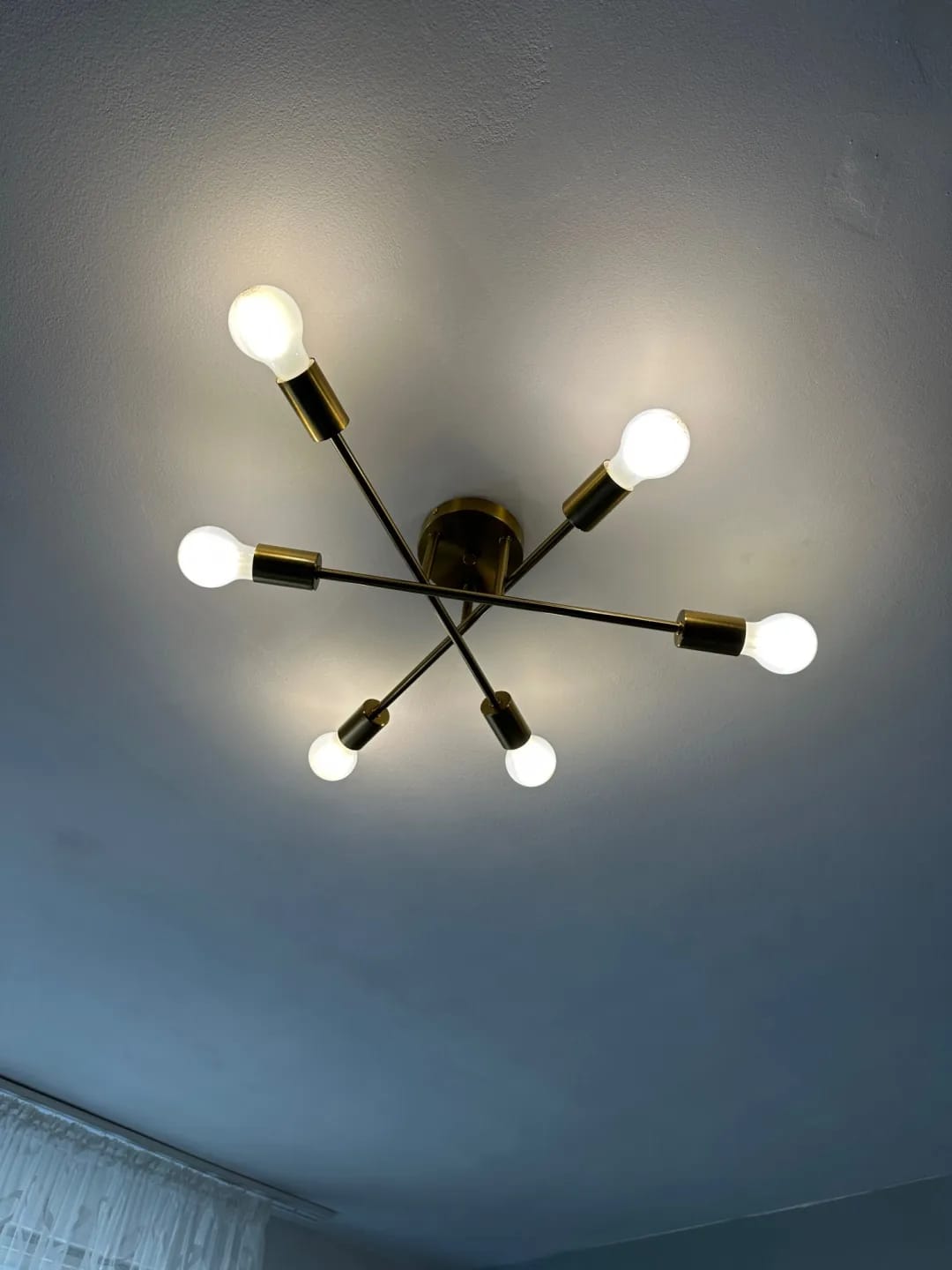 Customer photo review of Iron Ring Chandelier for Dining Table, 25 to 90 cm, Black