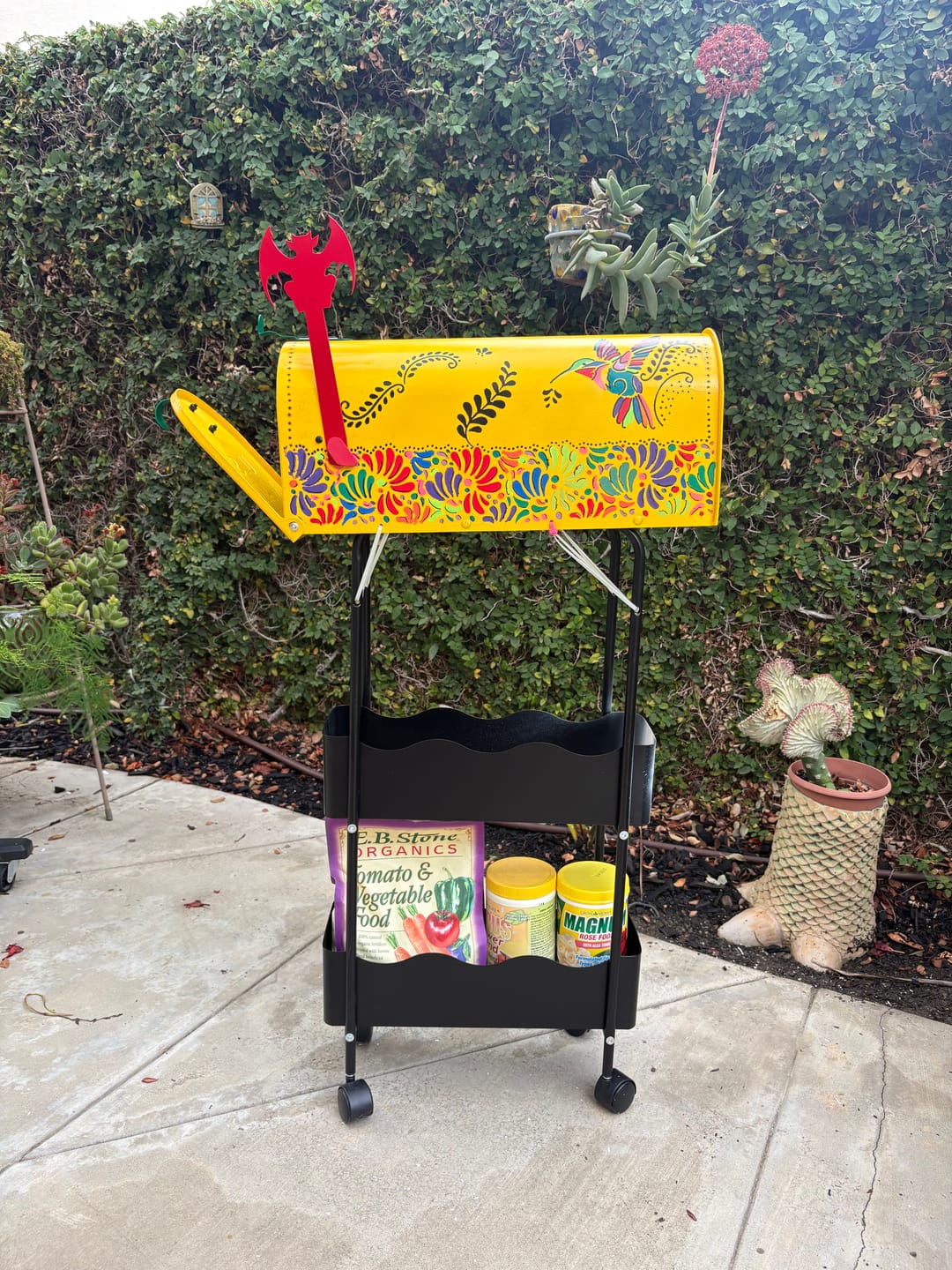 Customer photo review of Gargoyle Mailbox Replacement Flag
