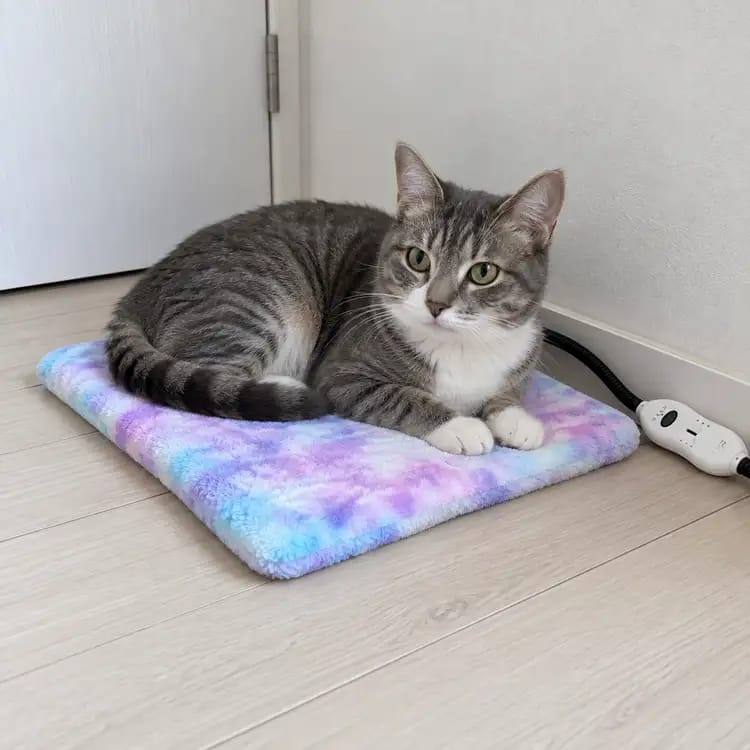 Customer photo review of CozyGlow Adjustable Pet Heating Pad