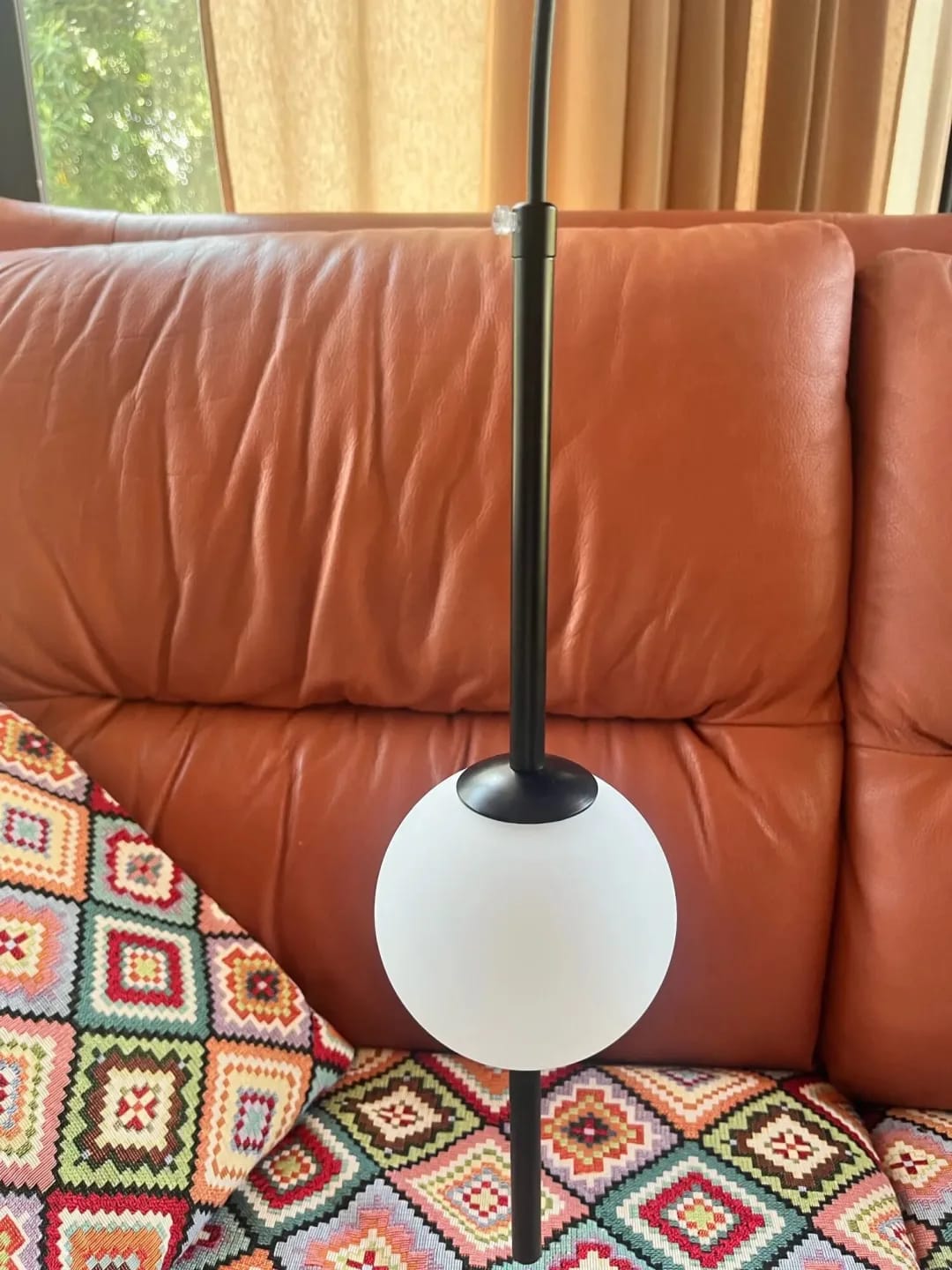 Customer photo review of Orb Pendant Light for Dining Table, Opal Glass, 10 to 57 cm