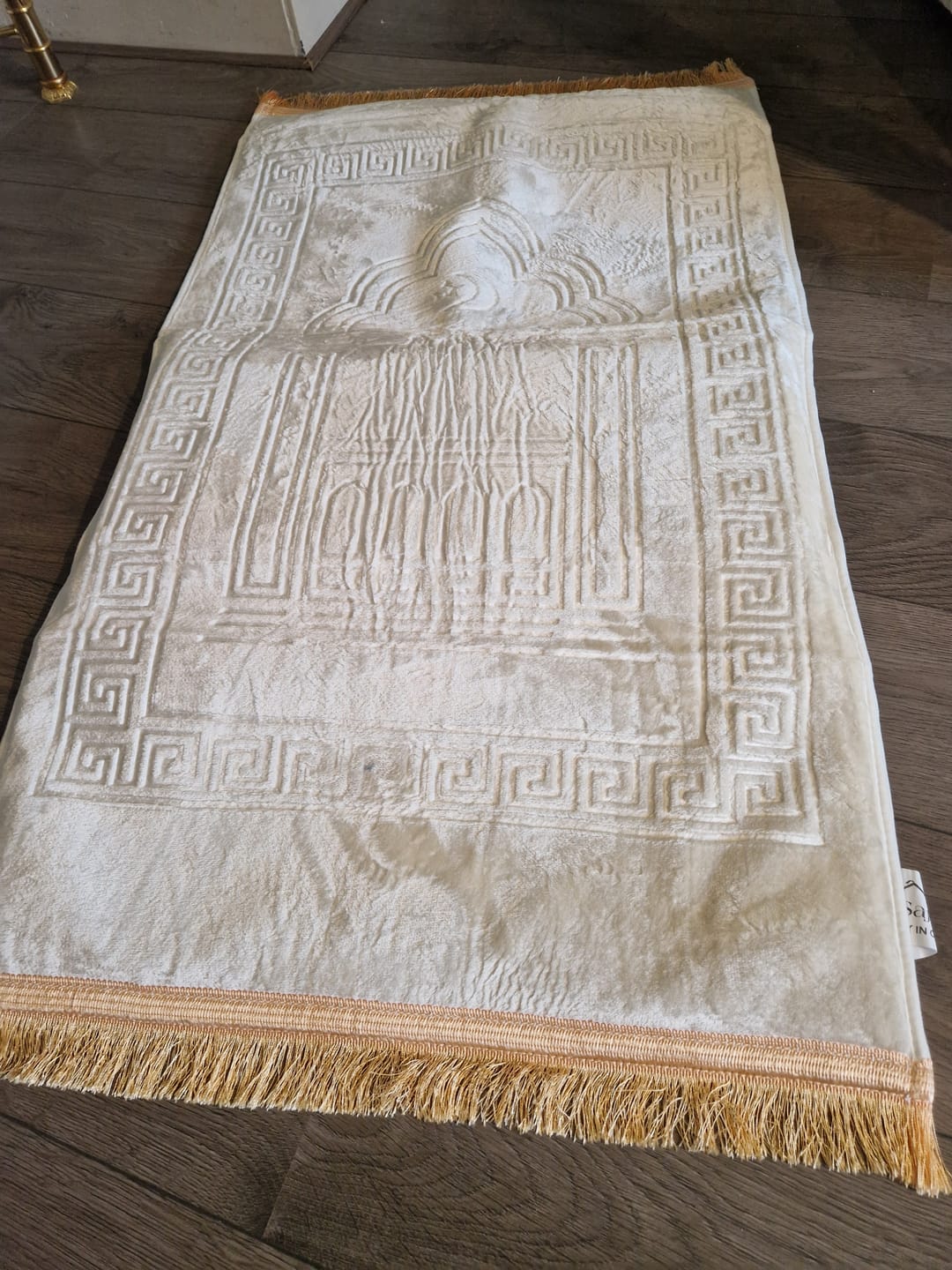 Customer photo review of Ergonomic Prayer Mat with Raised Cushion