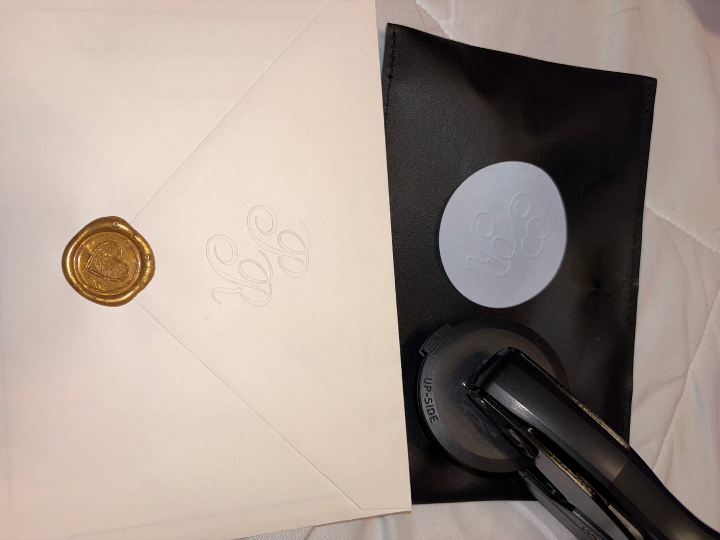 Customer photo review of Monogram Embosser