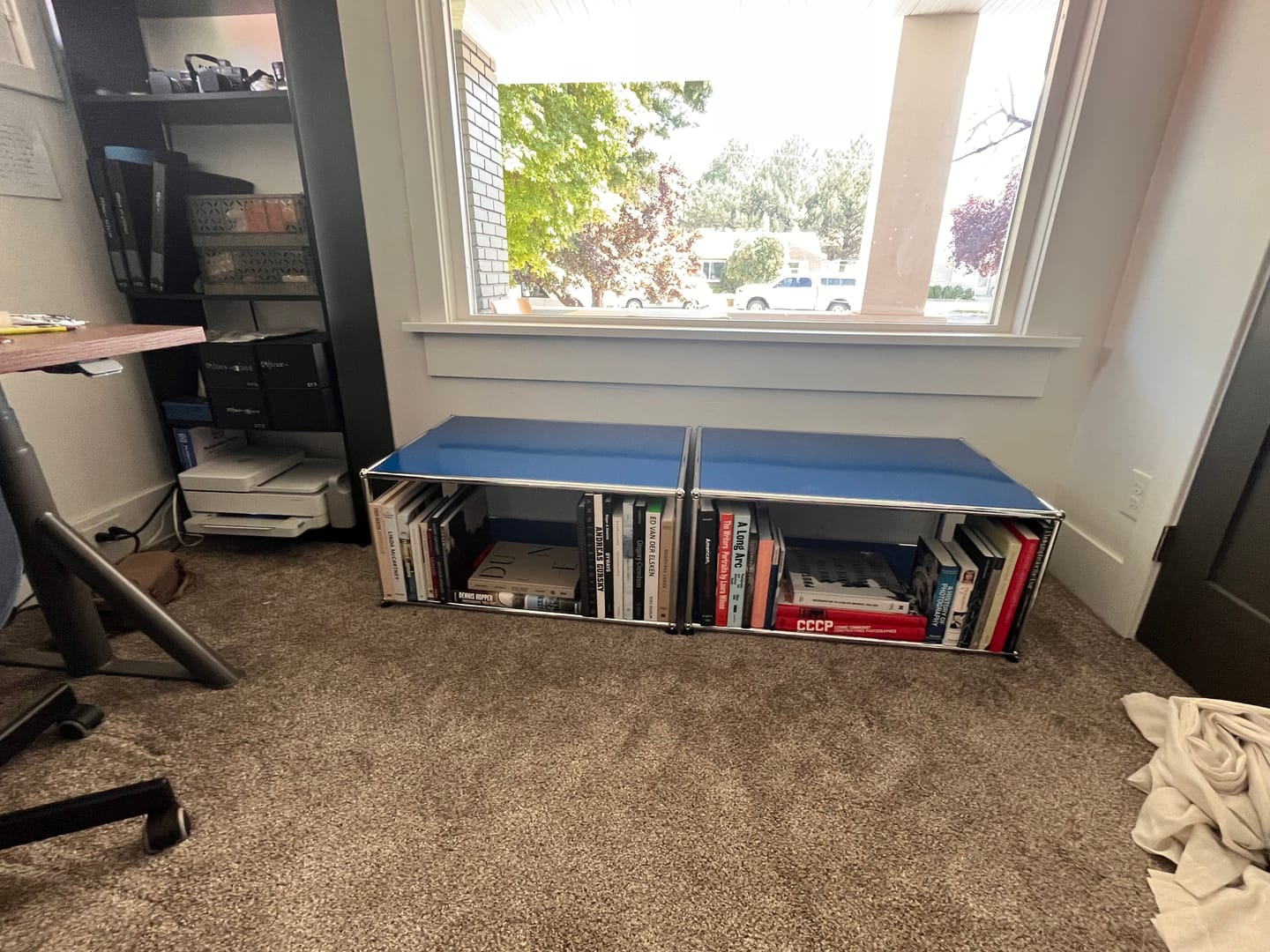 Customer photo review of Steel Rectangular Coffee Table