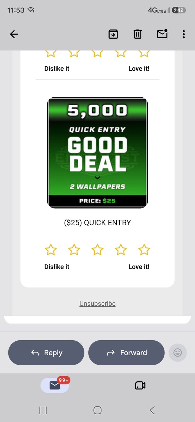 Customer photo review of ($25) QUICK ENTRY