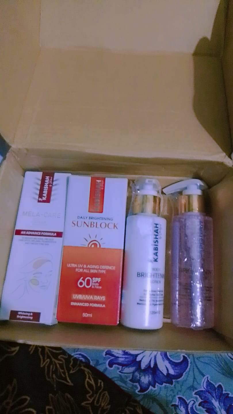 Customer photo review of Special Pigmentation Bundle