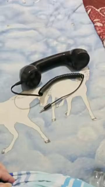 Customer photo review of Teléfono Retro compatible con iPhone y Android