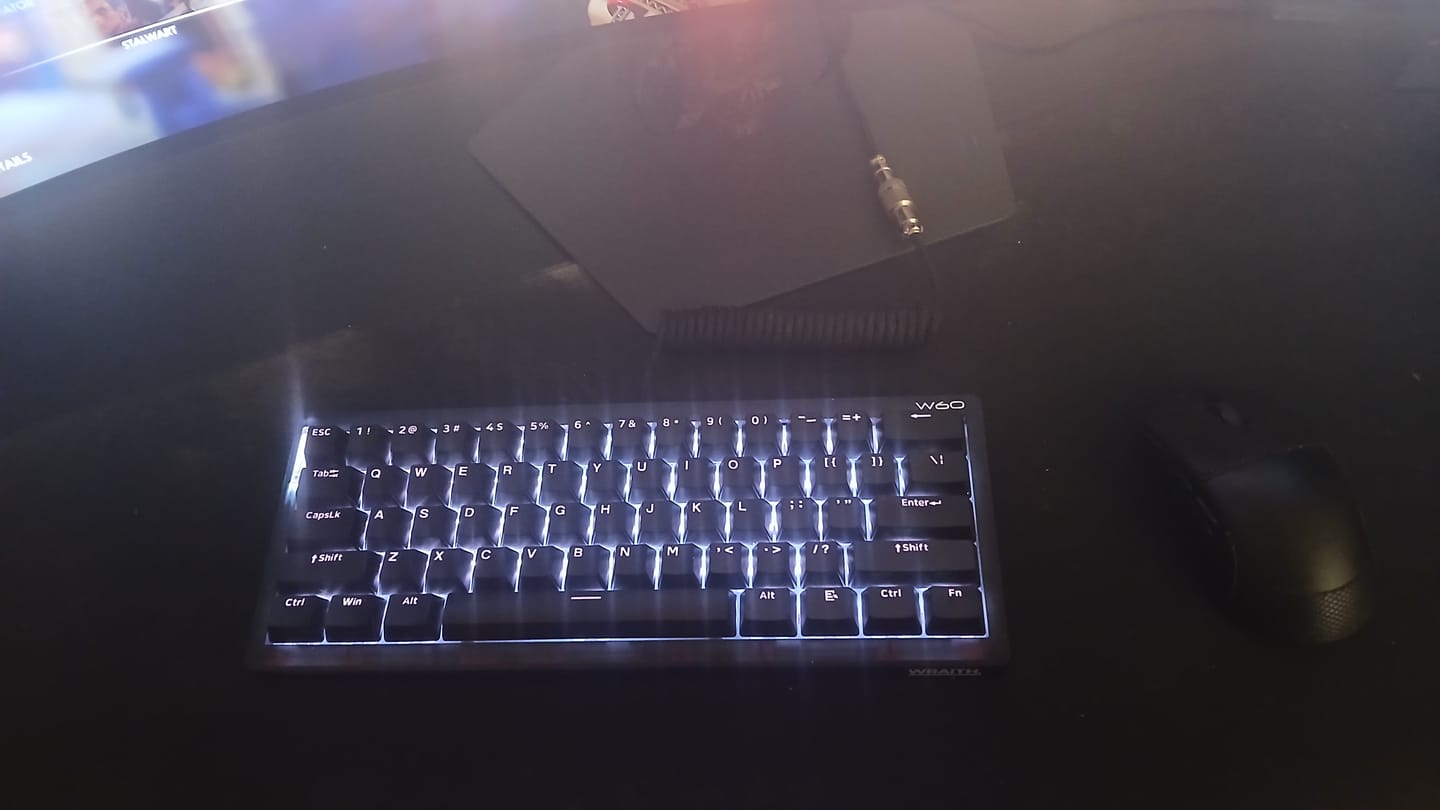 Customer photo review of Wraith W60 Klavye (Manyetik Switch / HE)