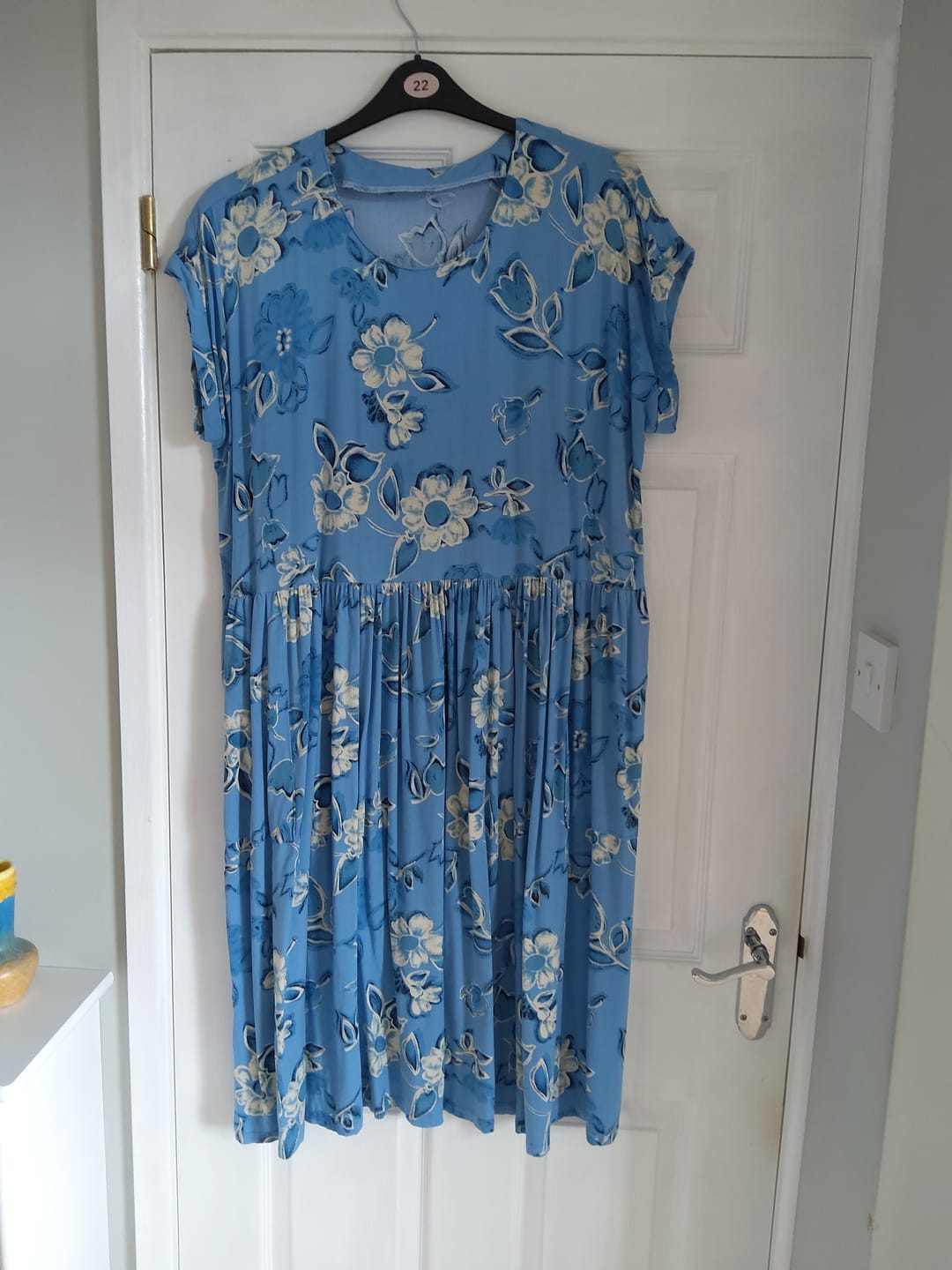 Customer photo review of Vintage Posy Viscose Challis Fabric
