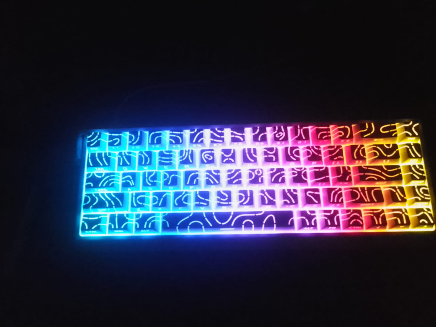 Customer photo review of FGG Madlions MAD68 HE V2 Klavye (Manyetik Switch / HE)