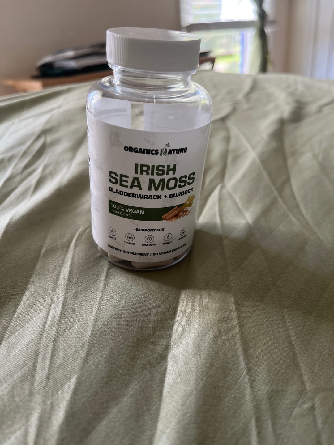 Customer photo review of Organic Irish Sea Moss With Bladderwrack and Burdock Root - 45 Servings