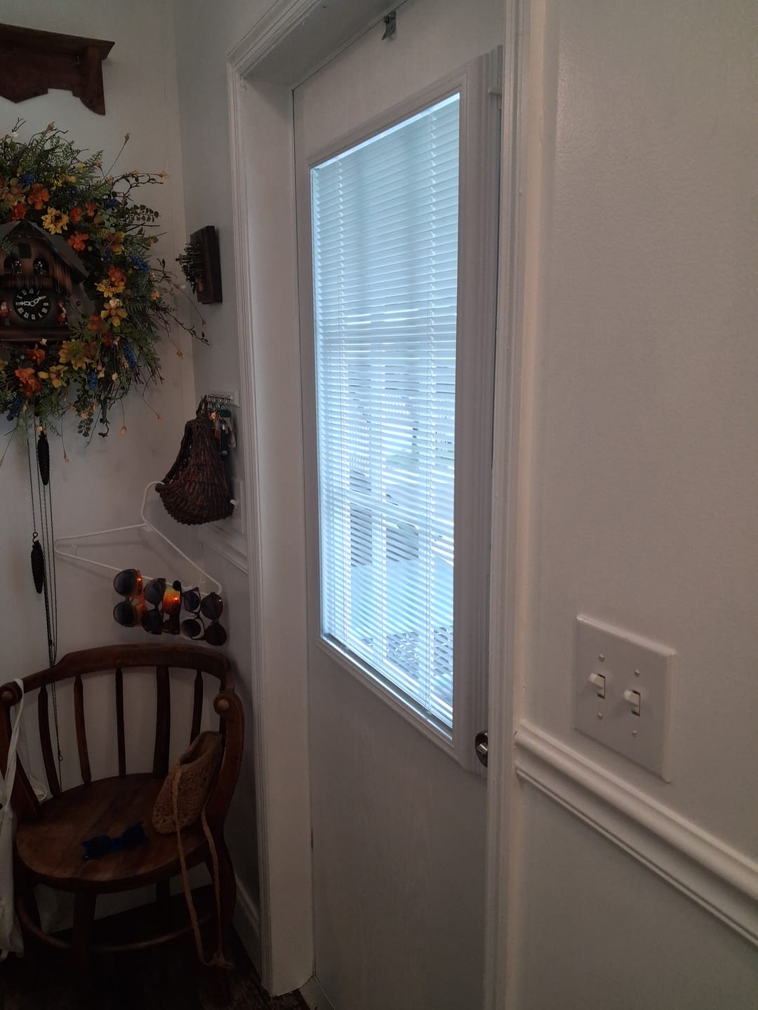 Customer photo review of ODL Add On Blinds for Raised Frame Doors - 22" x 38"
