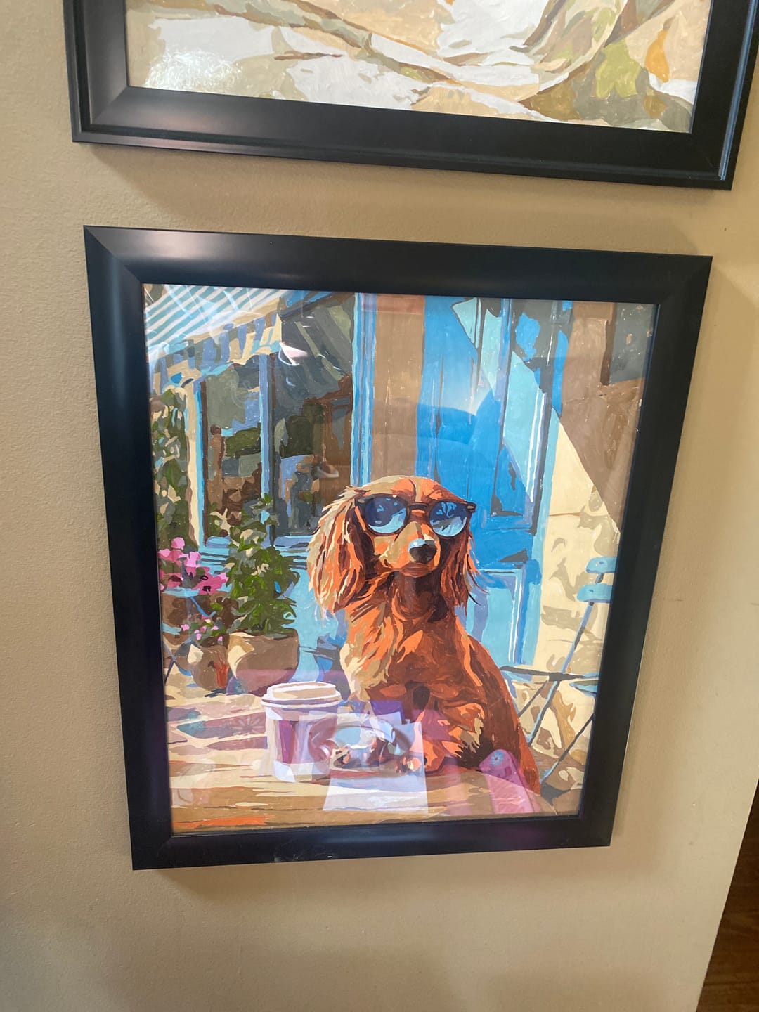 Customer photo review of Cool Dog | Paint by Number