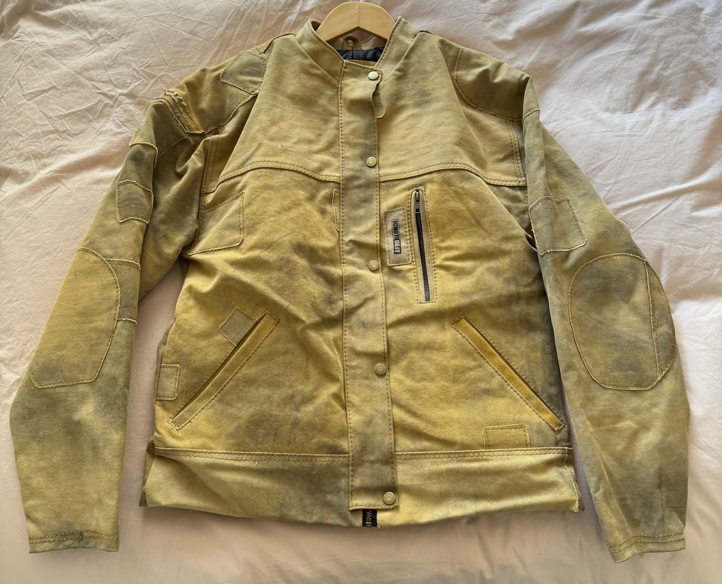 Customer photo review of Furiosa Field Jacket - upcycled truck canvas & matelassé lining