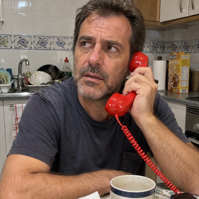 Customer photo review of Retro Ring™ Phone Handset