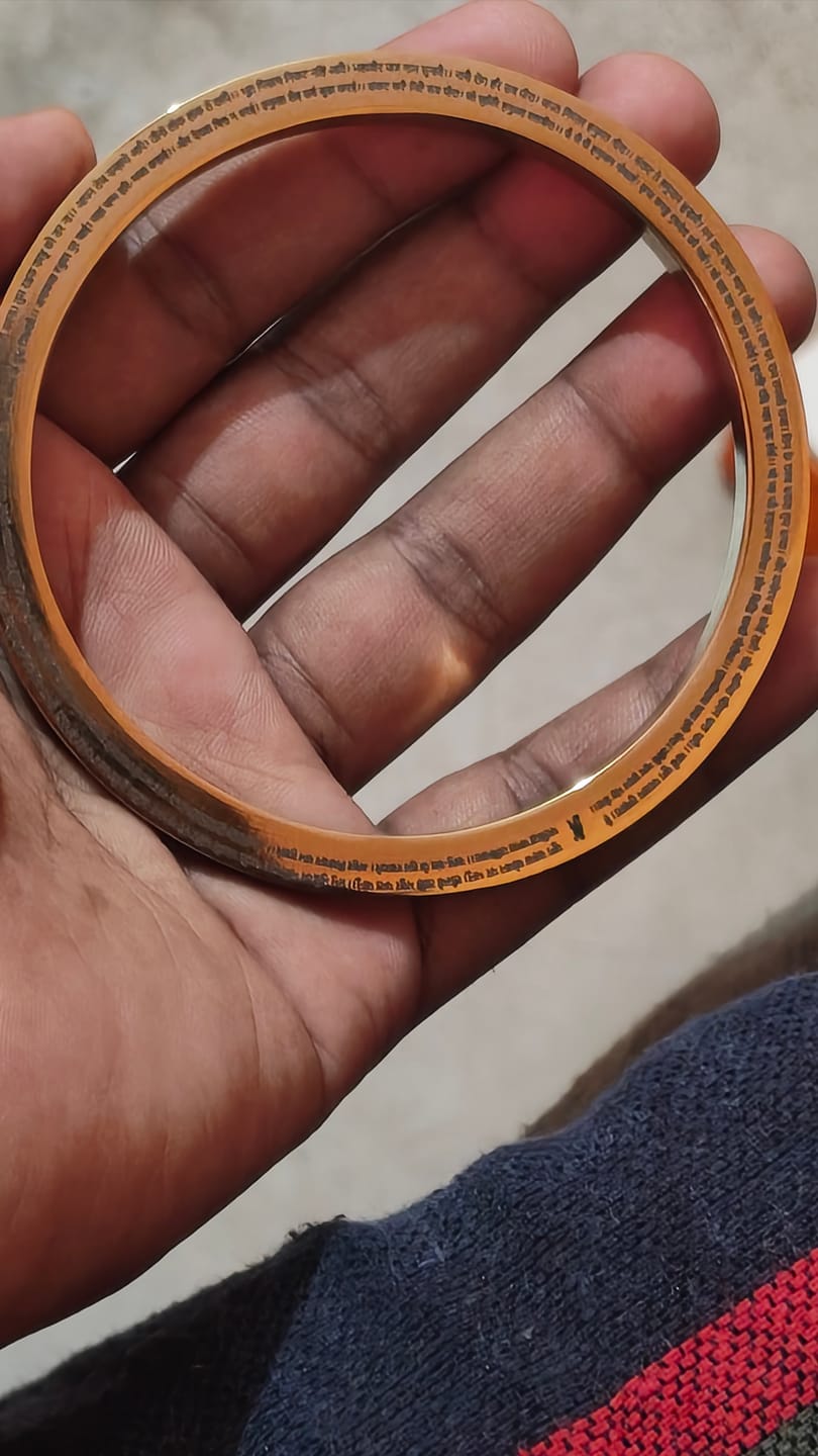 Customer photo review of Hanuman Chalisa Shakti Kada