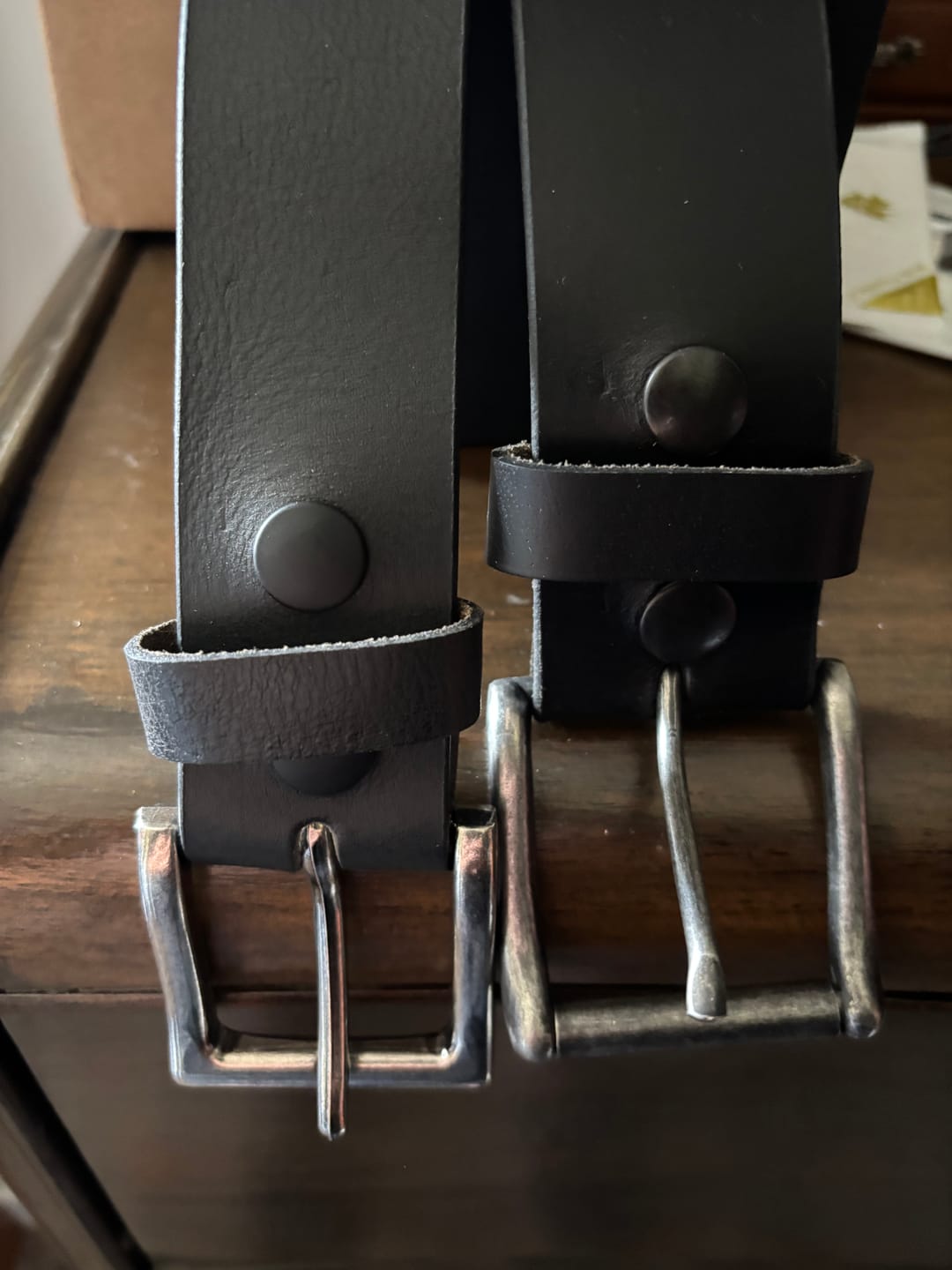 Customer photo review of The Foundation Belt - Black 45 mm 100% Full Grain Bridle Leather Belt