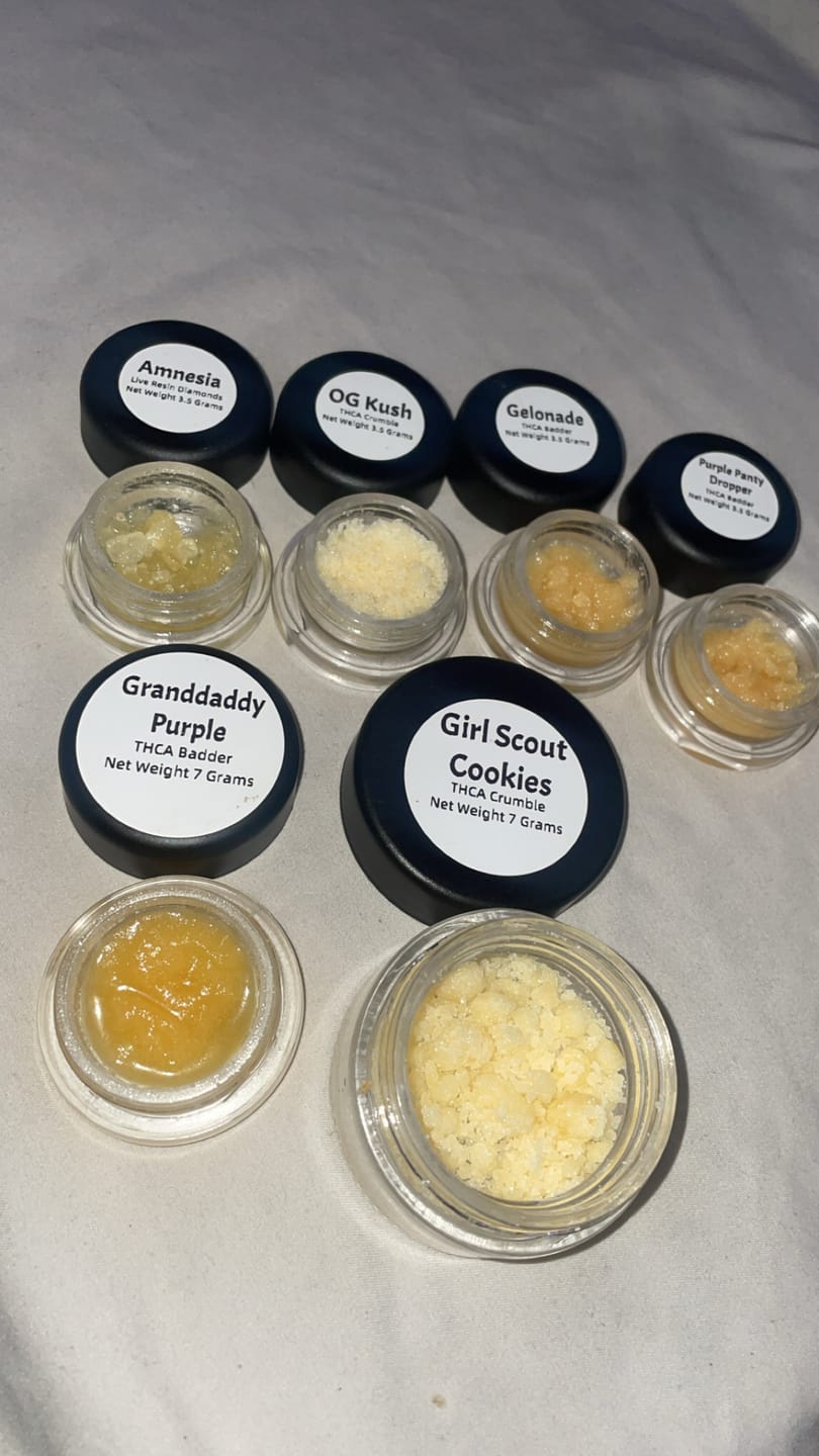Customer photo review of Girl Scout Cookies | THCA Crumble
