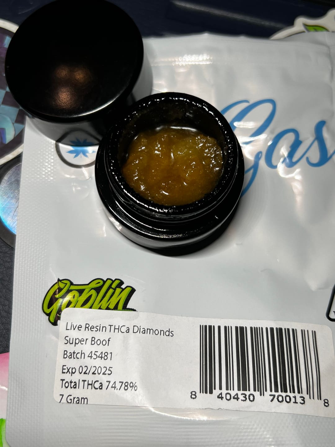 Customer photo review of Super Boof THCa Live Resin