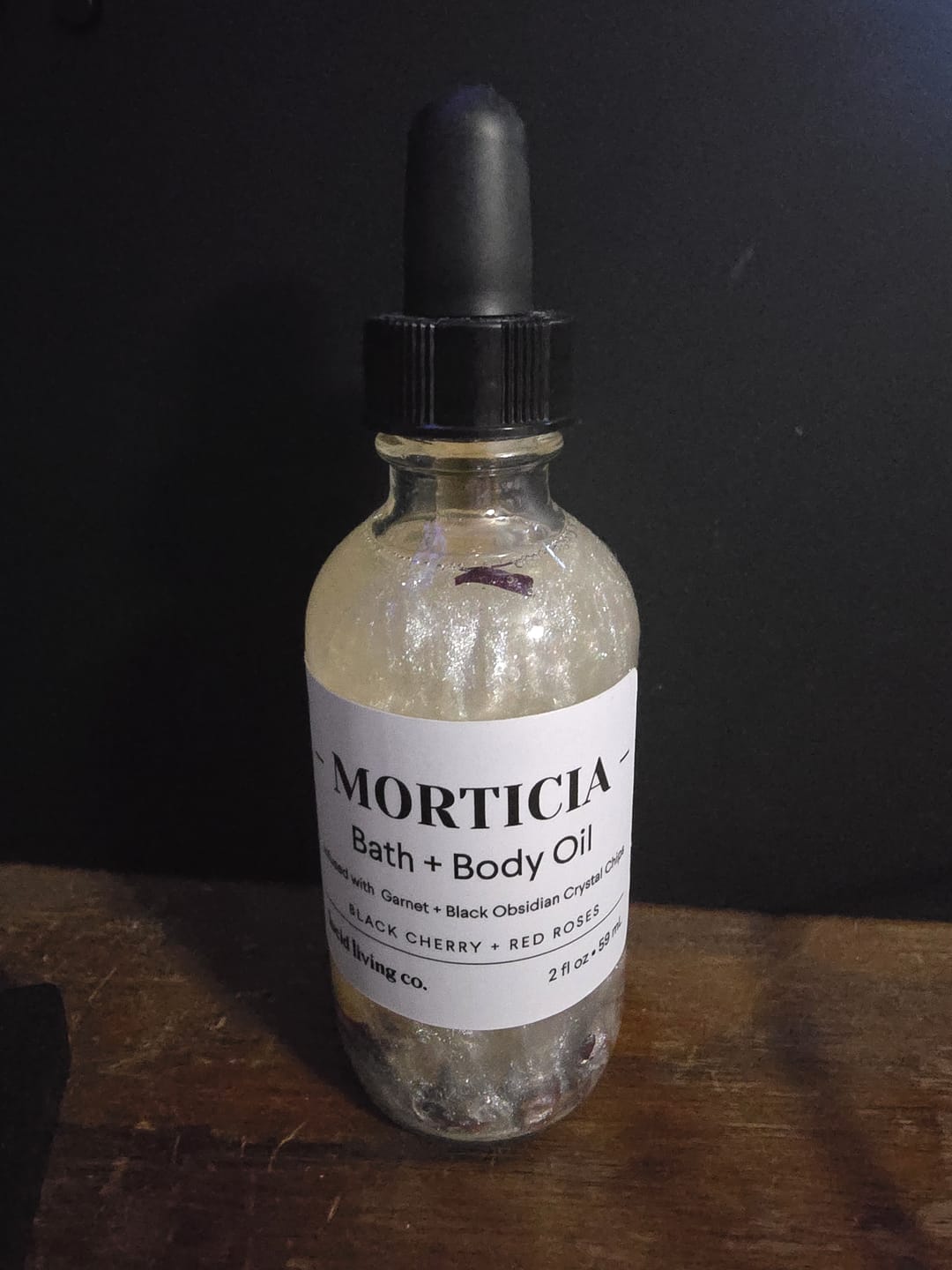 Customer photo review of MORTICIA Bath & Body Oil