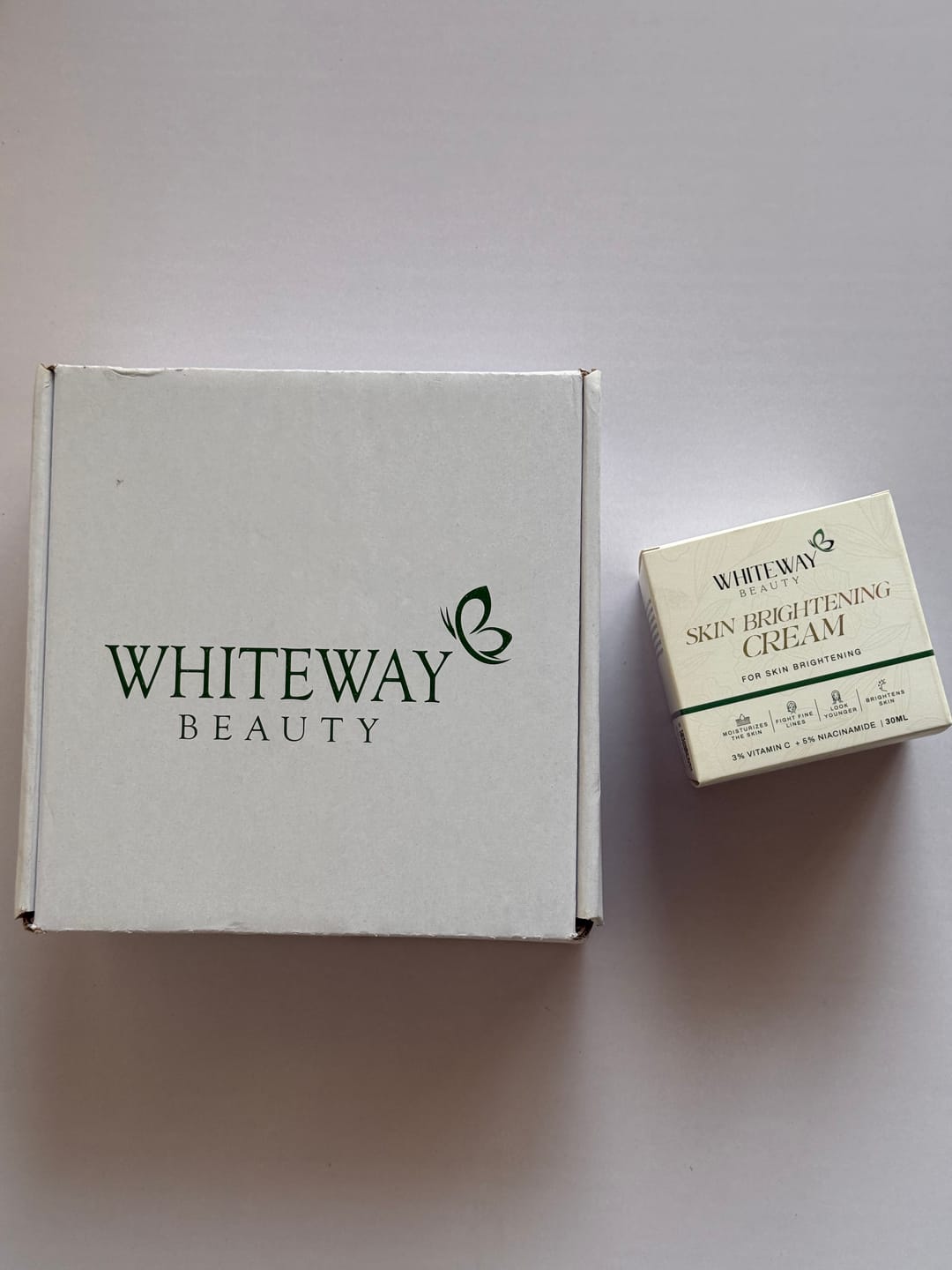 Customer photo review of Korean Dark Spot & Brightening Cream