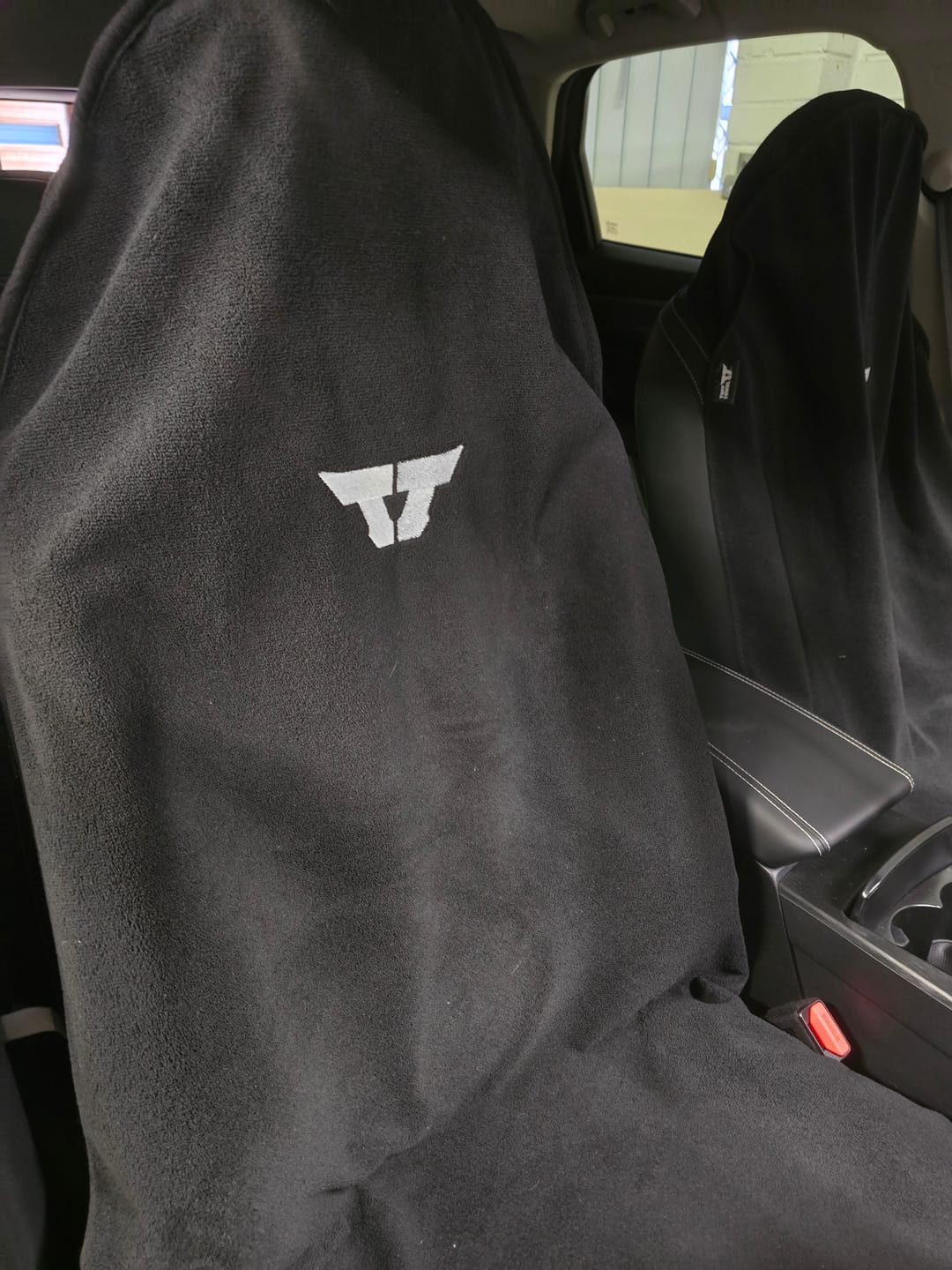 Customer photo review of Waterproof Car Towel Seat Cover