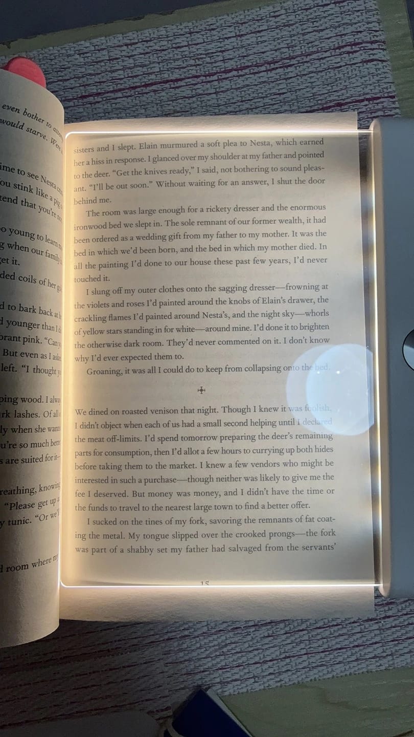 Customer photo review of مصباح القراءة للقرآن والكتب