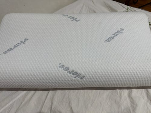 Customer photo review of Contour Memory Foam Pillow suitable for Neck & Shoulder Pain