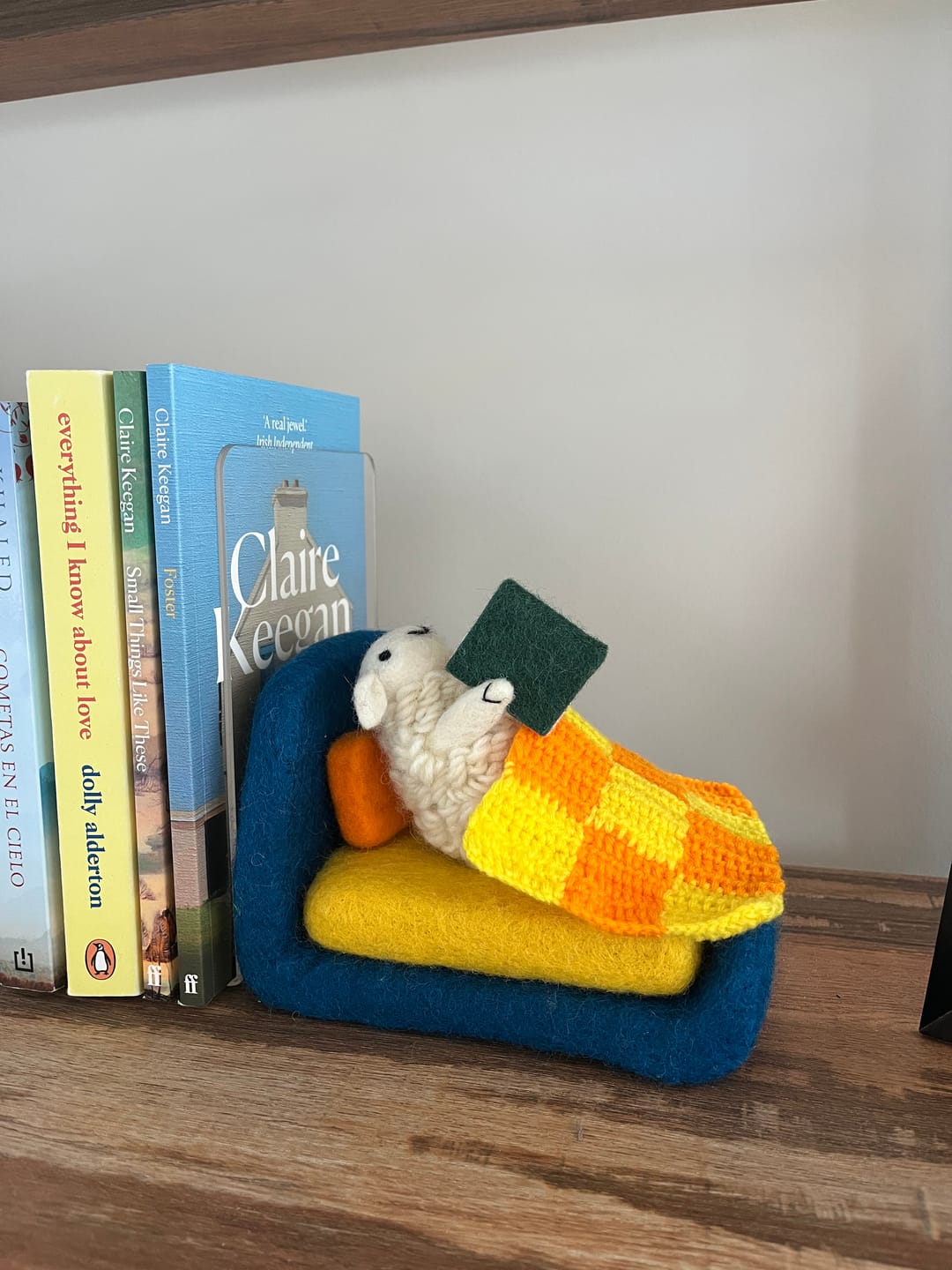 Customer photo review of Where Is The Green Sheep? Bed Sheep Play Set