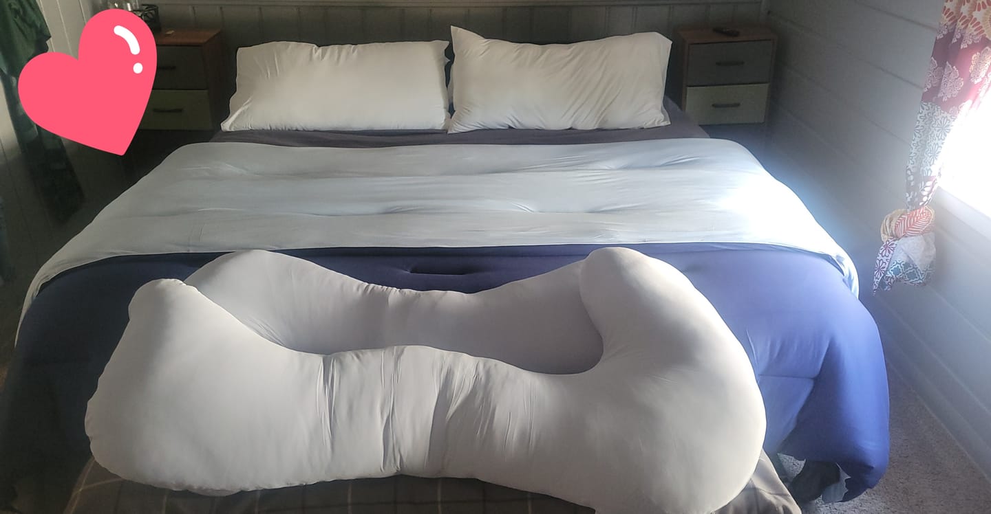 Customer photo review of MarshMellow Comforter