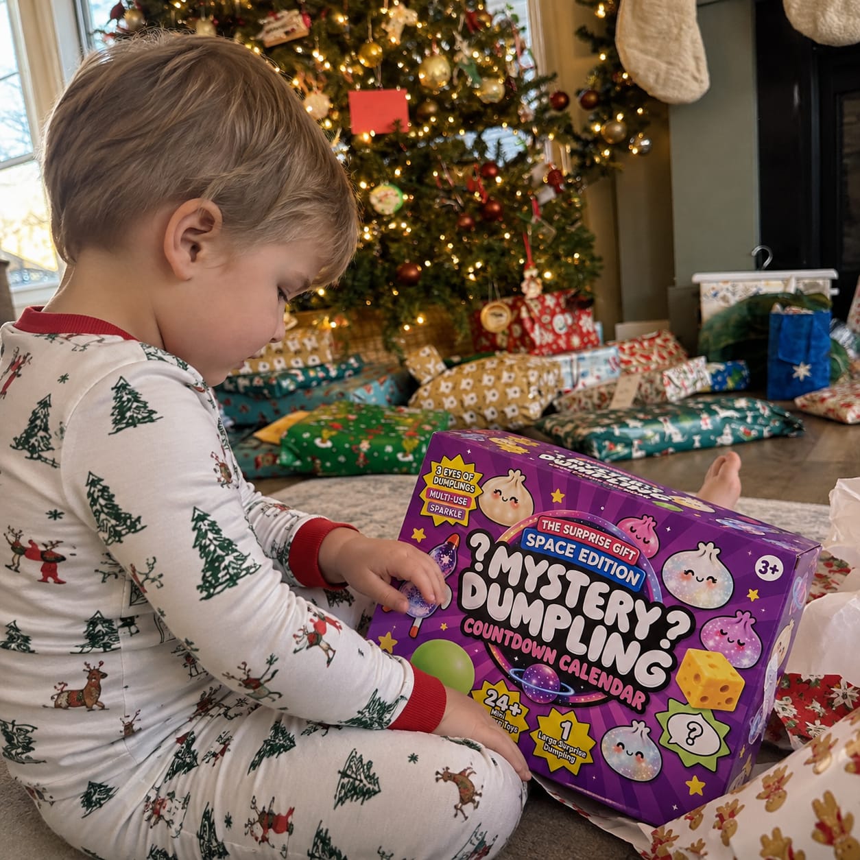 Customer photo review of Calendario Sorpresa de Squishies — 24 Días de Magia Navideña