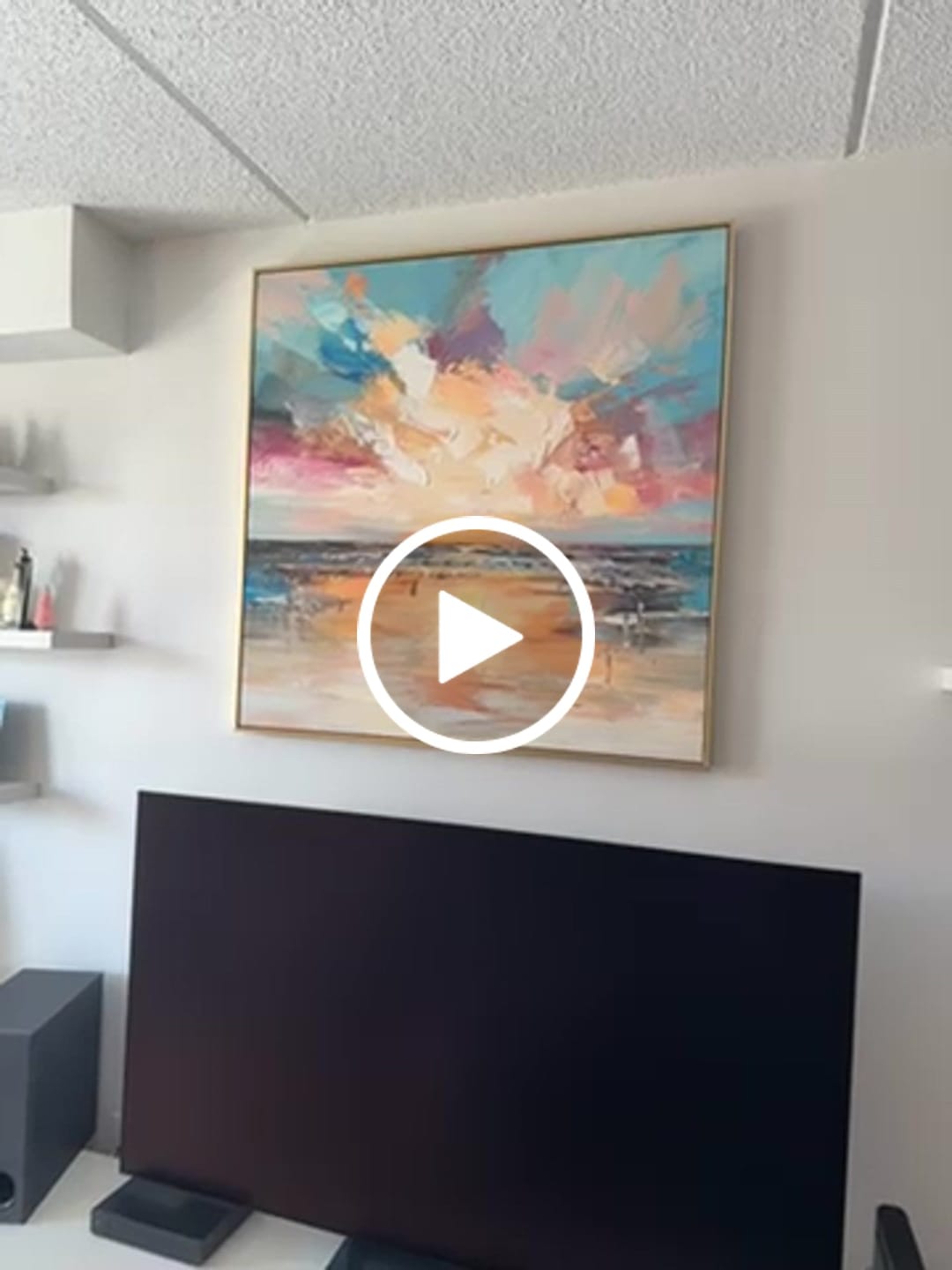 Customer video review of Landscape Canvas Art #LCA033