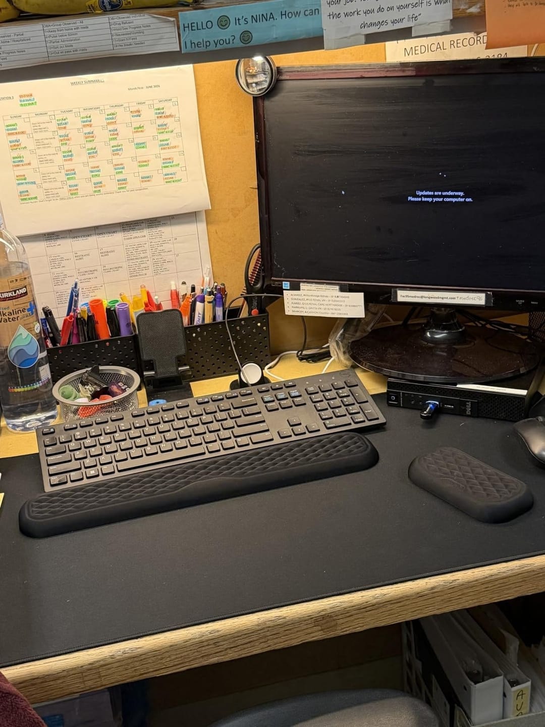 Customer photo review of Wurk Built™ Wrist Deck — The Memory-Foam Wrist Rest Set Engineered for Full-Size Keyboard & Mouse Setups