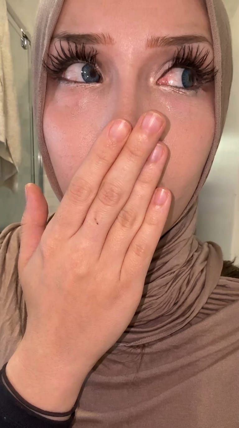 Customer photo review of Serum za rast trepavica